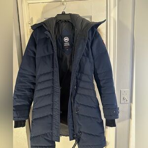 Navy blue Canada Goose coat